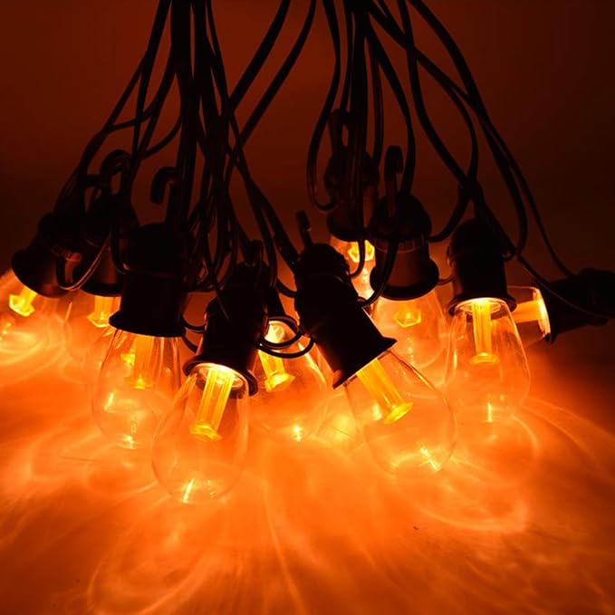 Luwint 27ft Solar String Lights - 12 Bulbs, Waterproof Fairy Hanging Lights for Outdoor Patio, Garden, Yard, and Deck Decoration - Solar Powered LED Lights