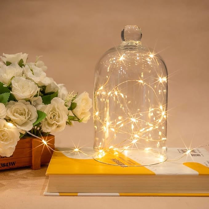 Fairy Lights Plug in,164FT 1000 LEDs Waterproof String Lights,Twinkle Light with Remote for Outdoor Indoor Christmas Wedding Birthday Garden Party Decorations,2 Inch Space,Warm White