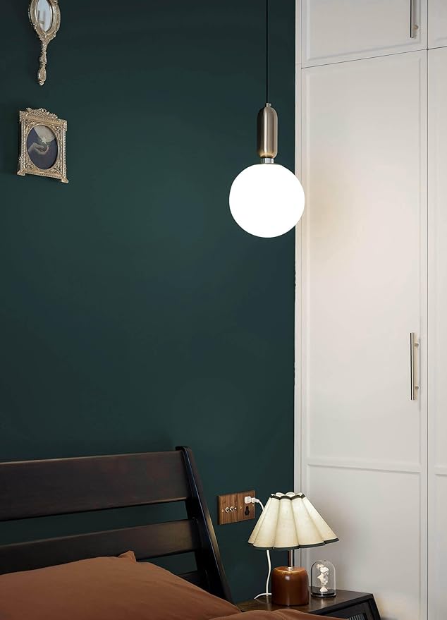 Dimoon 236''x17.7'' Green Peel and Stick Wallpaper Contact Paper Modern Self Adhesive Wall Paper Removable Renter Friendly Textured Solid Color Shelf Cabinet Vinyl Roll (236''x17.7'',Palegreen)