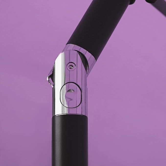 Sunnyglade 9' Patio Umbrella Outdoor Table Umbrella with 8 Sturdy Ribs（Purple）