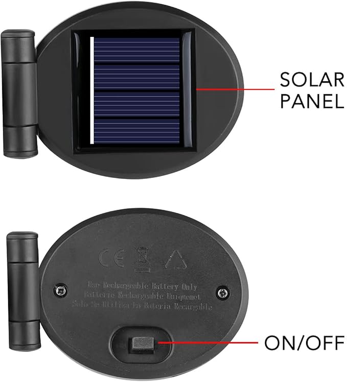 Veesee 2 Packs Upgrade Solar Calla Lily Lights Outdoor Garden Stake Light, Color Changing Solar Powered LED Lily Lights for Christmas Gift Wedding Party Outdoor(Blue)