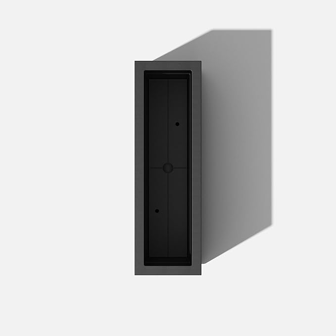 Veradek Block Series Long Box Planter - Large Rectangular Planter for Indoor or Outdoor Patio/Porch | Durable All-Weather Use with Drainage Holes | Modern Décor for Tall Plants, Flowers or Shrubs