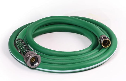Short Garden Hose 8 ft – Hybird Water Hose Leader - Small Hose Extension, Lightweight Hose Extender for Lawn Watering, Car Washing - Burst 500 Psi (Green, 8 FT)