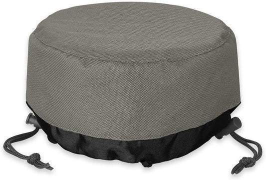 Fire Pit Cover 32 Inch, Heavy Duty Round Patio Fire Bowl Cover, Waterproof and Weatherproof, 32''Dia x 16''H