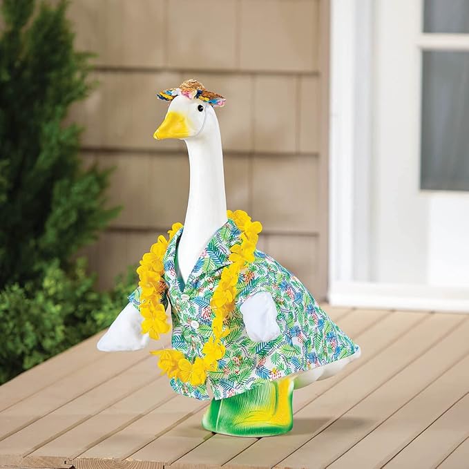Fox Valley Traders Hawaiian Goose Outfit by GagglevilleTM, Fits Large 23" H Statue