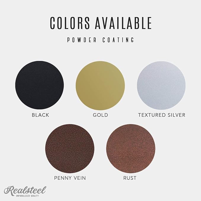 RealSteel Metal Garden Gnomes Outdoor – Steel 4 Pack Lawn Ornaments & Statues, Funny Yard Decor, Weatherproof Garden Decoration, Gift for Gardeners (Rust)