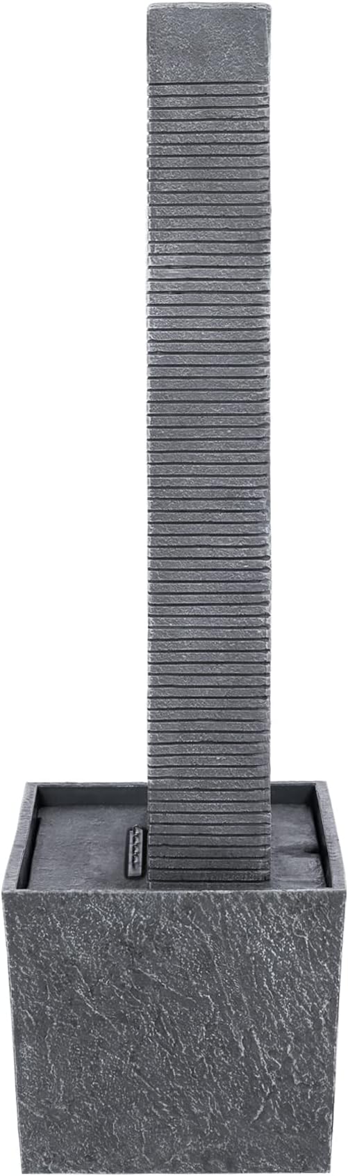 Teamson Home Demeter 29 inch Outdoor Water Fountain with LED Lights