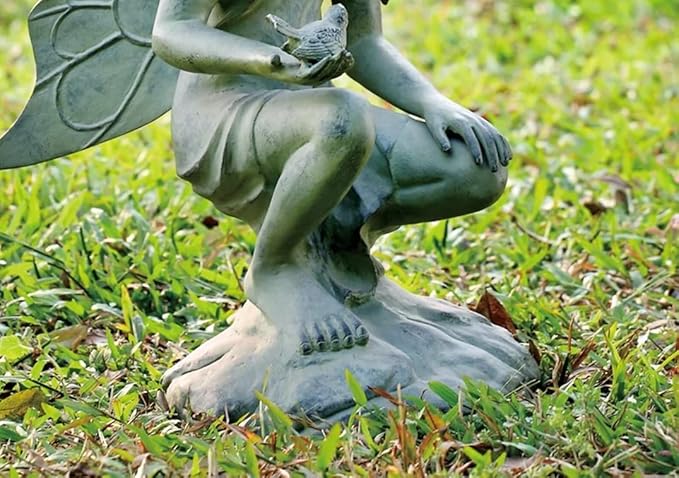 SPI Verdigris Finish Fairy Garden Sculpture Indoor/Outdoor