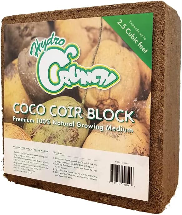 Supreme Horticulture Coarse Grade Perlite and Hydro Crunch Coco Coir Growing Media