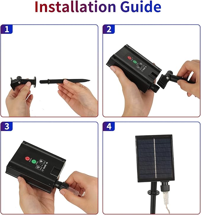 Solar American US Flag Lights [Solar & USB 2 Power Way], 420 LEDs Waterproof USA Net Lights, 6.75 FT x 3.53 for Garden, 4th of July, Independence Day Decoration
