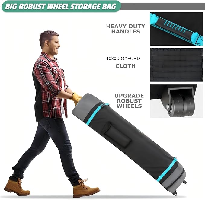 COBIZI 10x15 Pop Up Canopy Tent Heavy Duty Without Sidewall, Commercial Outdoor Easy Pop Up Gazebo for Party Wedding All Weather Waterproof UV 50+ with Roller Bag(Leg Upgraded),Black