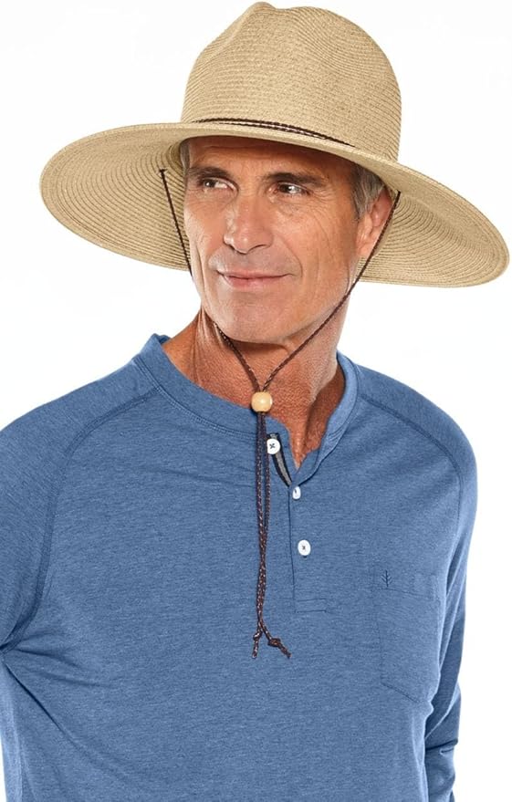 Coolibar UPF 50+ Men's Beach Comber Sun Hat - Sun Protective