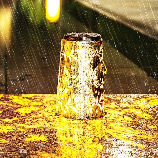 Solar Lanterns Outdoor Butterfly Garden Metal Hanging Light for Yard Patio Backyard Porch Pathway Decor Women Grandma Gifts