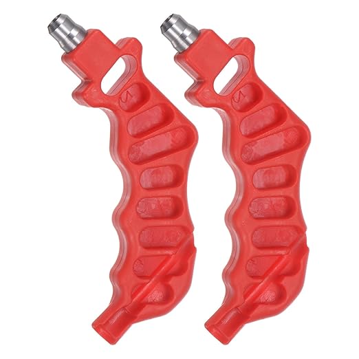 HARFINGTON 2Pcs 2-in-One Drip Irrigation Tubing Hole Punch 8mm for 1/4 Inch Fitting and Emitter Insertion Drip Tube Hole Punch Fitting Insertion Tools for Laying Branch Drip Pipes, Red