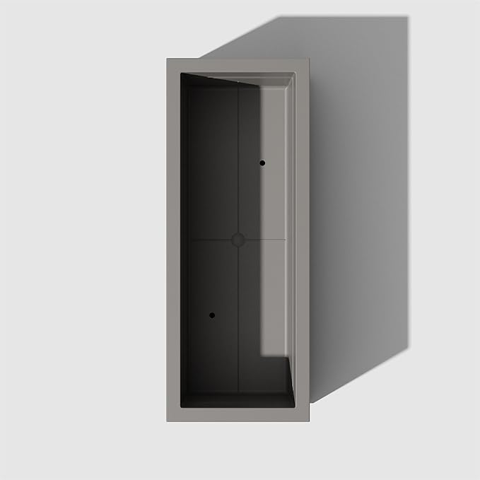 Veradek Block Series Long Box Planter - Large Rectangular Planter for Indoor or Outdoor Patio/Porch | Durable All-Weather Use with Drainage Holes | Modern Décor for Tall Plants, Flowers or Shrubs