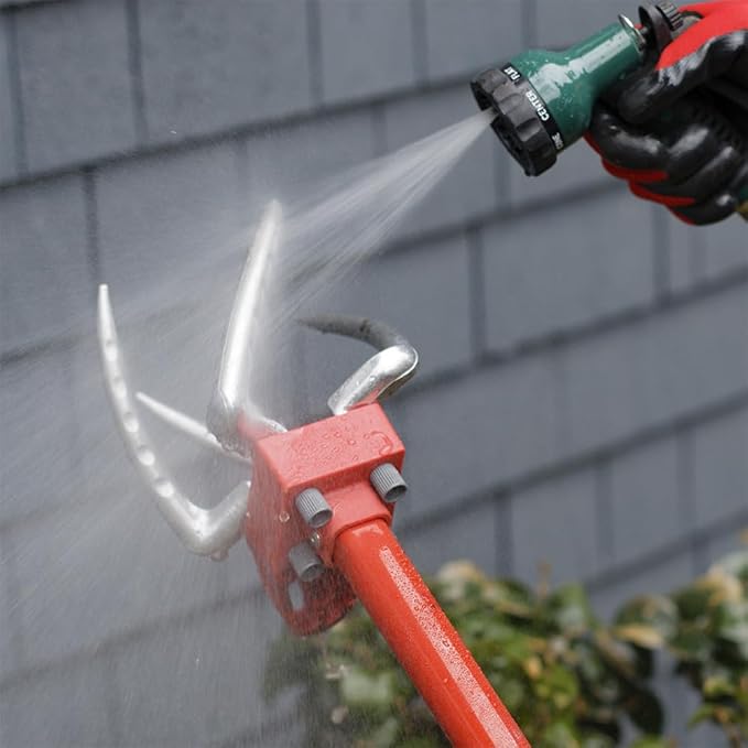 Garden Weasel Claw Pro – Black Grip | 3-in-1 Twist Tiller, Cultivator, Weed Puller & Soil Loosener | Gardening Hand Tool | 91336-A