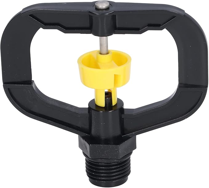 G1/2 Male Thread Rotating Irrigation Sprinkler, 12pcs Misting Spray Nozzle, Plastic Spray Nozzle Misting Nozzle Atomizing Micro Sprinkler for Garden Yard Lawn Watering Sprinkling