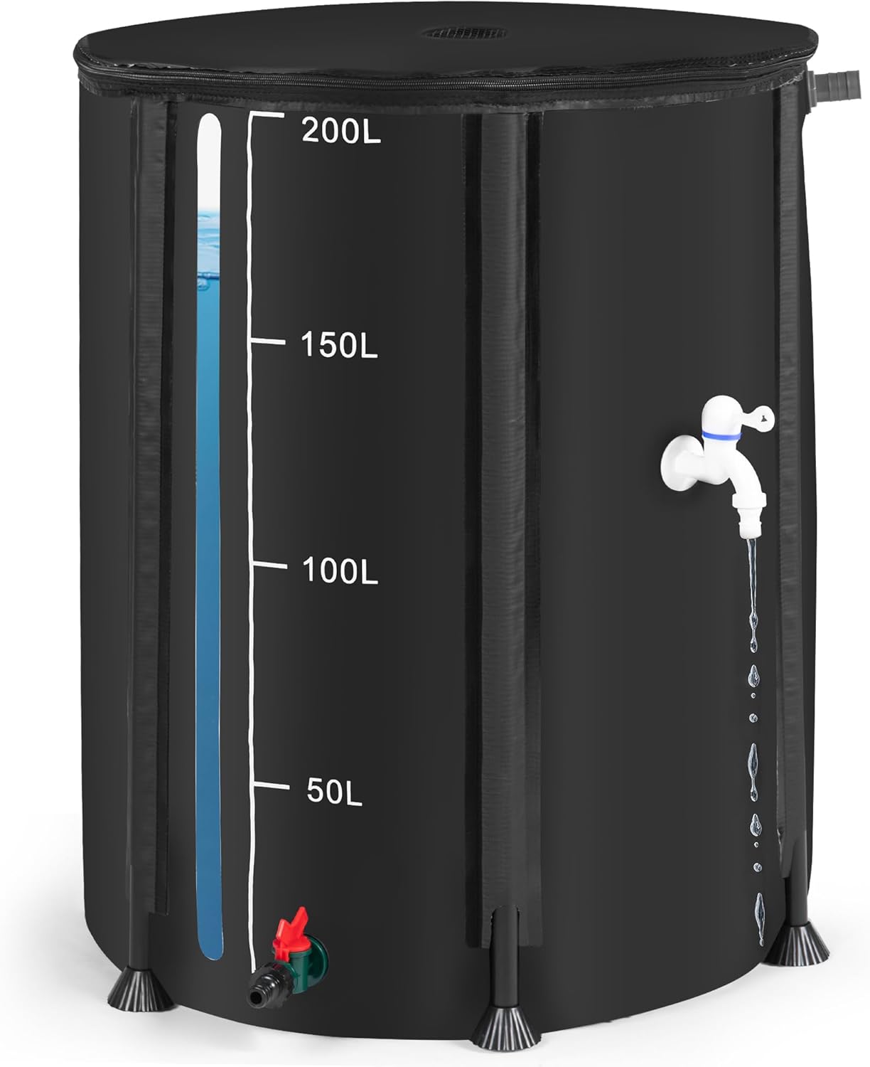 Collapsible Rain Barrel Rain Collection System Rain Water Collection Barrel Water Storage Rain Catcher Water Tank Rain Barrel Kit Water Reservoir Water Collection Barrel