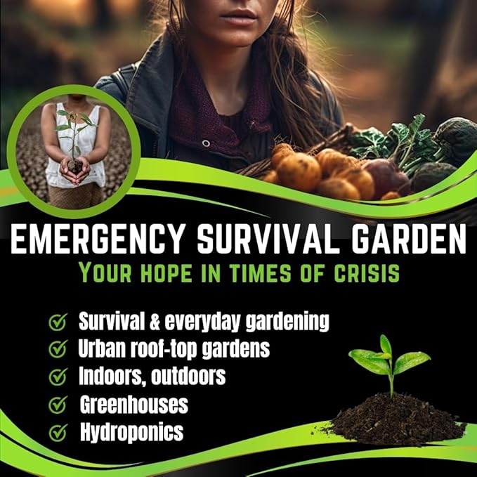 50 Vegetable & Herb Seeds Variety Pack - 25,000 Seeds - Long-Term Storage - Non-GMO Heirloom Open-Pollinated Gardening Seeds for Planting Vegetables & Herbs - Waterproof Packaging