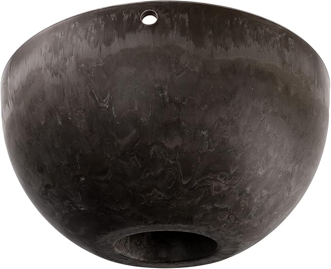 DEAYOU 2 Pack Resin Hanging Planters for Indoor Plants, 10" Hanging Flower Pots with Drainage Holes, Hanging Baskets with Chain and Hook for Garden, Outdoor, Balcony Decor (Marble Pattern)