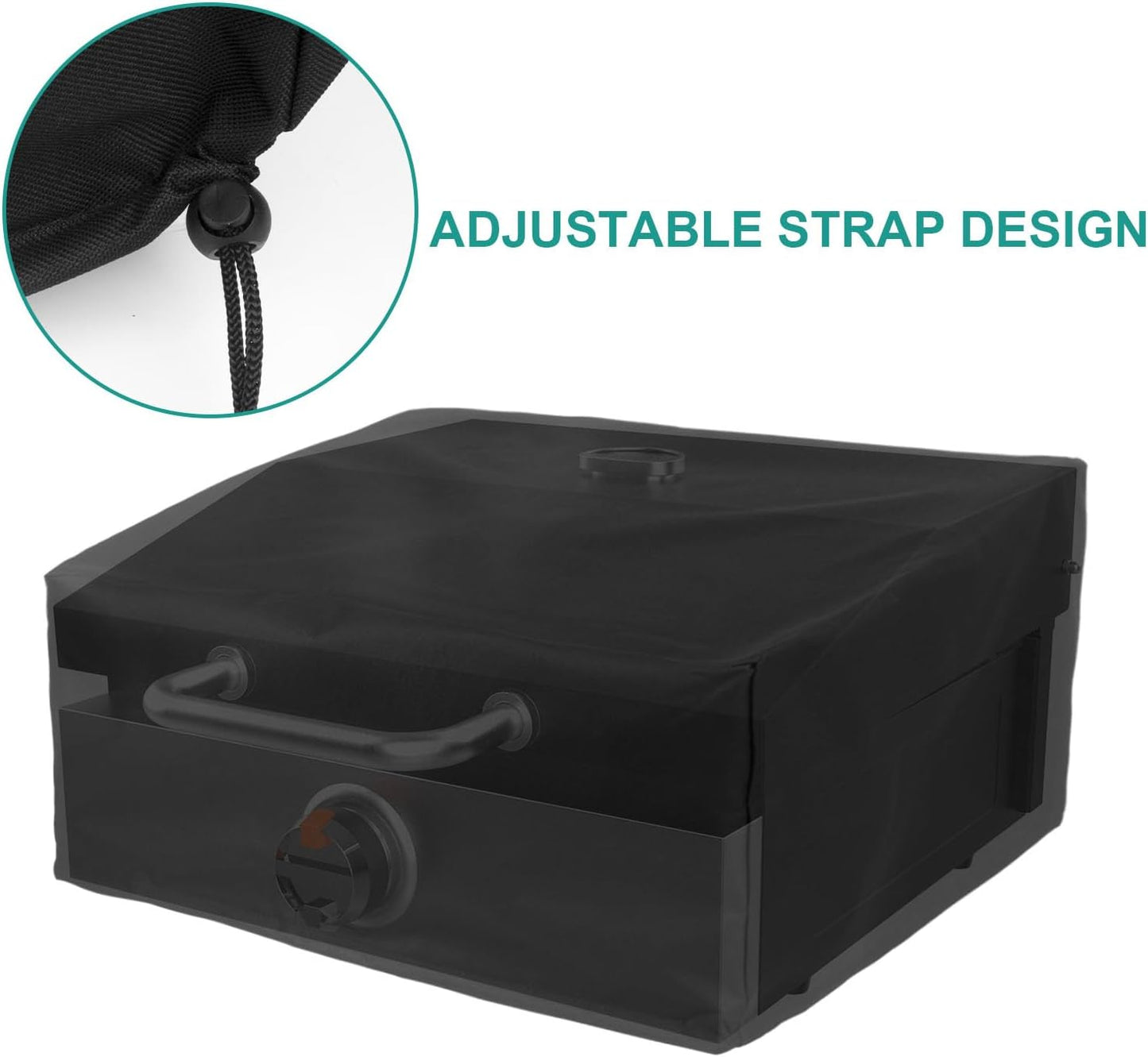 Griddle Lid for Blackstone 17 Inch Adventure Ready 1832 Tabletop Griddle, 1650 Flat Top Grill Station, Hinged Lid Hard Cover with Carry bag and Cover for Blackstone Flat Top Grill