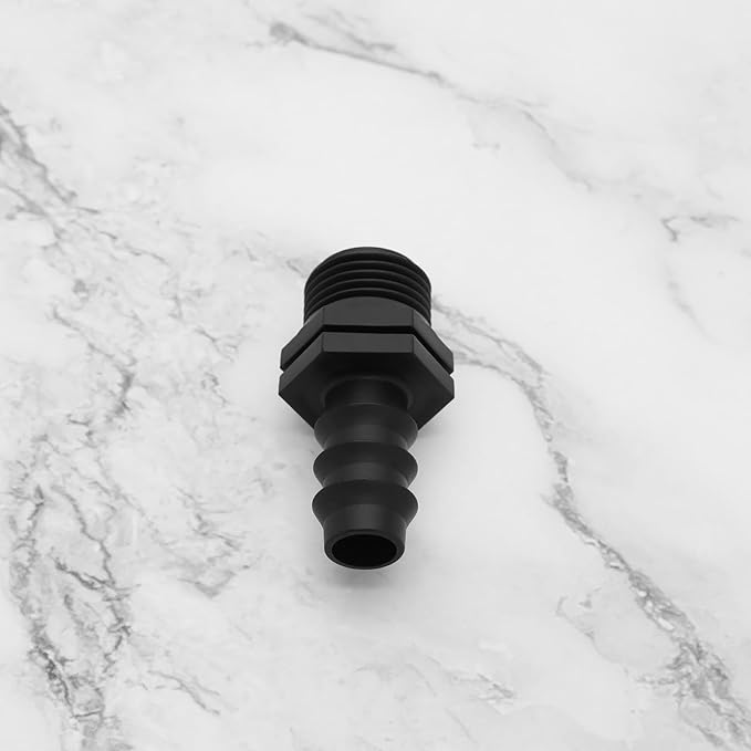 SING F LTD 20pcs 16mm to 1/2 Inch Couplings Irrigation Hose Connector Garden Hose Connector Kit Barb Connector for Drip Irrigation System Garden Pipe Fitting