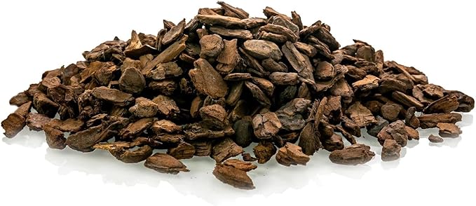 Premium Grade New Zealand Pinus Radiata Bark by Gardenera - 10 Quart - Organic Hand Mixed New Zealand Pine Bark for Orchids - Medium Chips 9-12mm - 2 Bags of 5 Quart