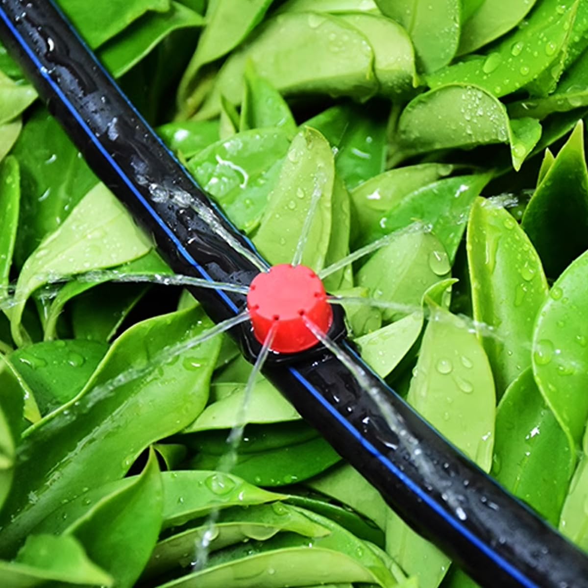 GXXMEI 150PCS Adjustable Irrigation Drippers Sprinklers 1/4 Inch Emitter Dripper Micro Drip Irrigation Sprinklers for Watering System