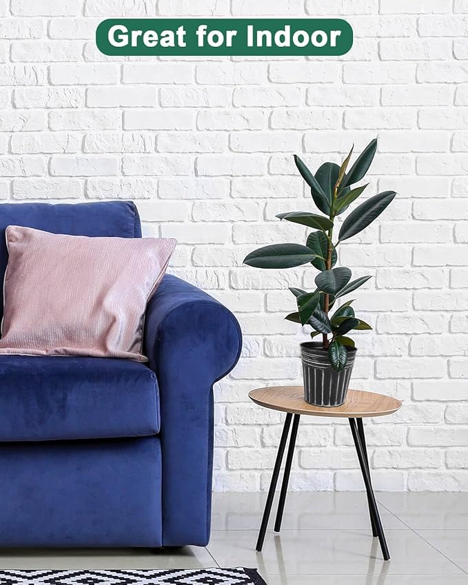 vensovo 5 Inches Black Metal Rustic Flower Pots - 6 Pcs Small Galvanized Planters with Drainage Hole and Rubber Plug, Rustproof Tin Bucket Plant Pot Farmhouse Vintage Style for Decor