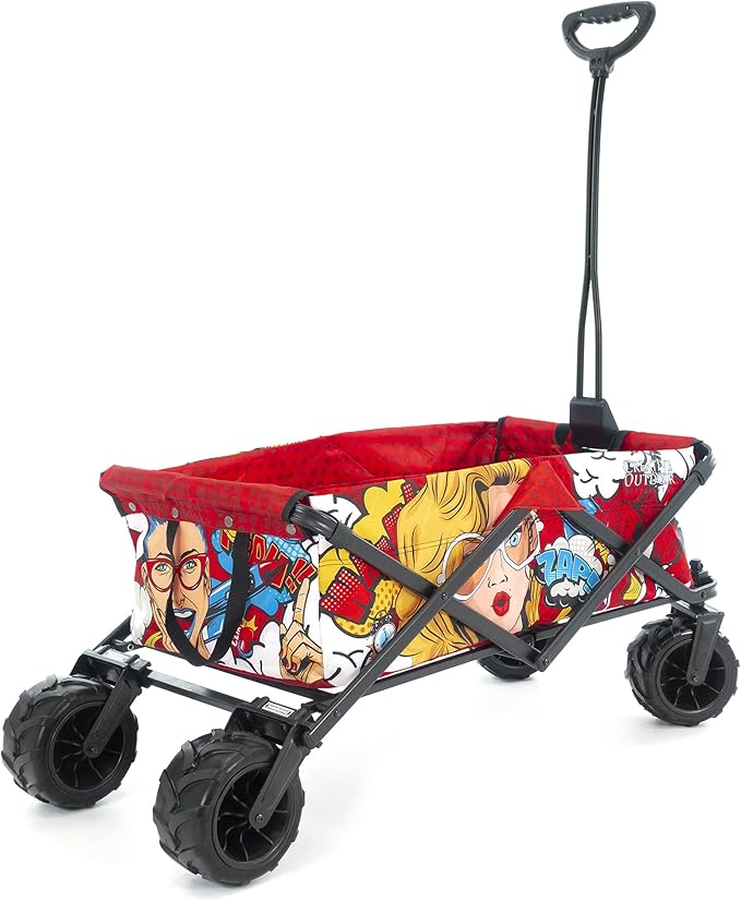Creative Outdoor Original Folding Wagon All-Terrain Wheels