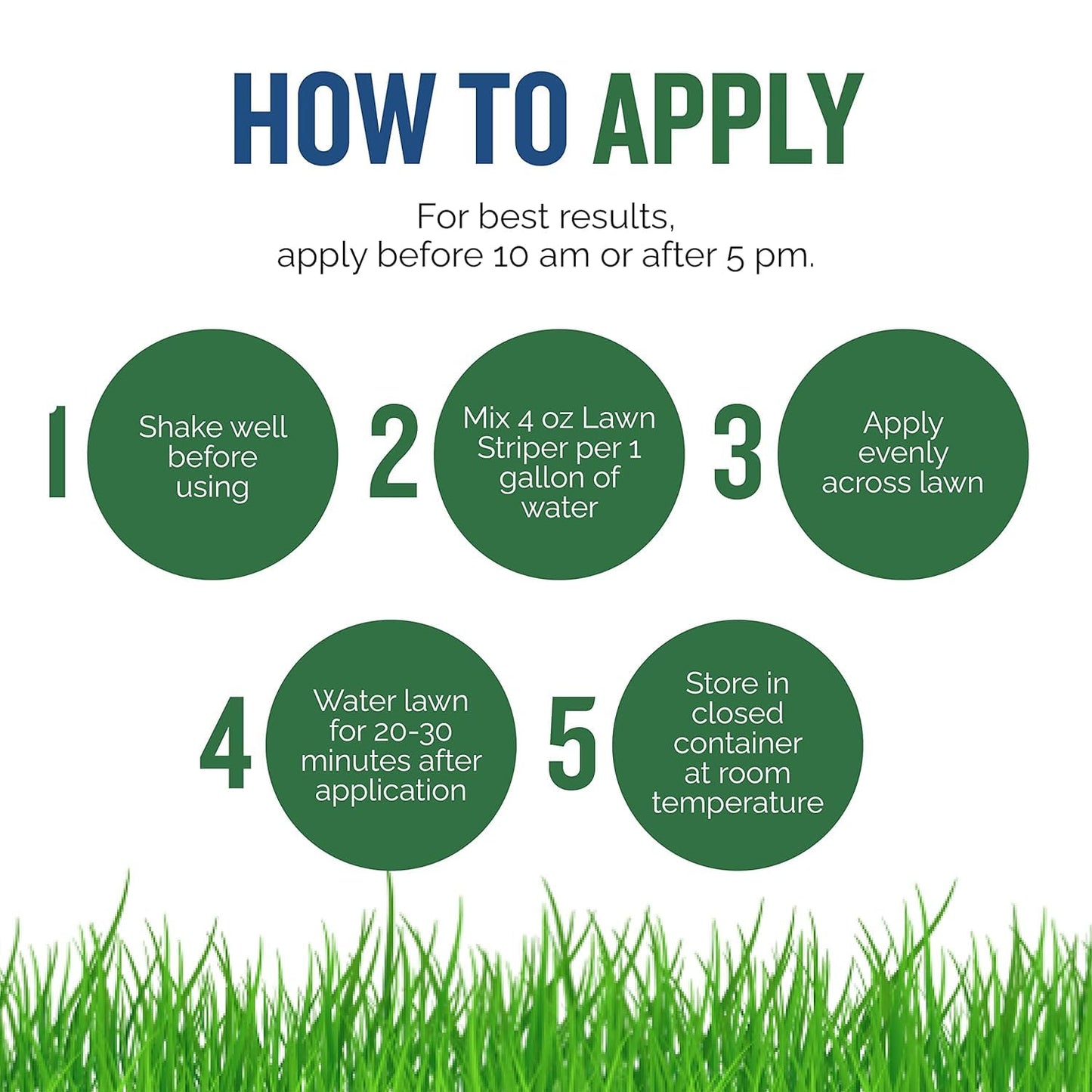 Turf Titan Lawn Striper 1 Gallon- Iron & Nitrogen Fertilizer to Promote Dark-Green, Stripe-Defined Turfs - Kids & Pet Safe, Natural Lawn Fertilizer - Green Grass Fertilizer - Covers up to 32,000 Sq Ft