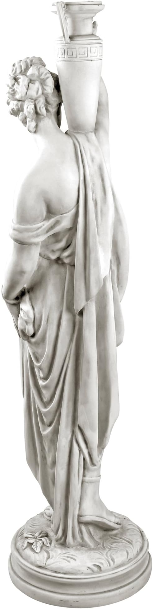 Design Toscano Dione the Divine Greek Water Woman Indoor/Outdoor Garden Statue, Grande, 38 inches tall, Cast Stone Resin, Antique Stone Finish