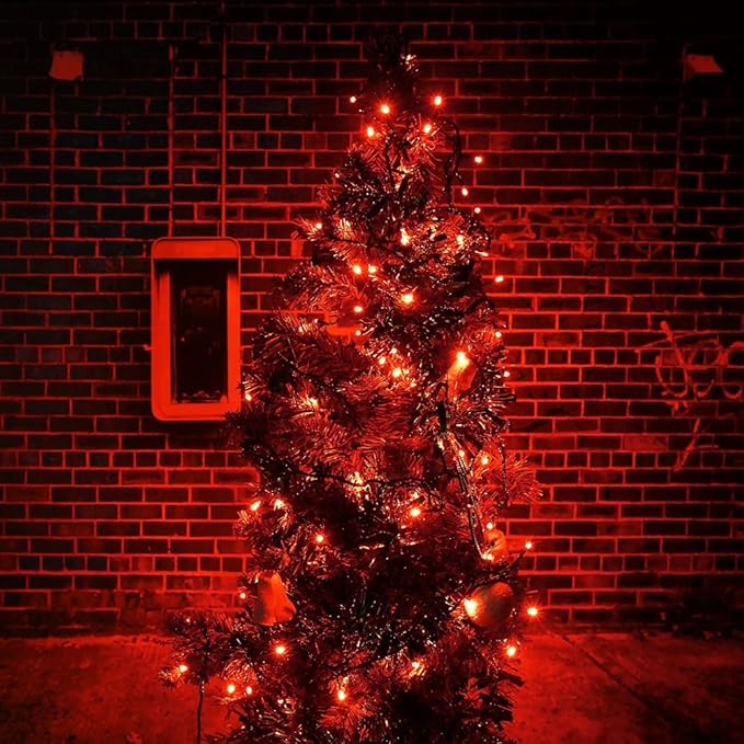 OZS Upgraded 2Pack 164ft 400 LED Christmas String Lights Outdoor Indoor, Extendable Fairy String Lights, Waterproof 8 Modes Green Wire Tree Lights for Holiday Party Christmas Decorations (Red)