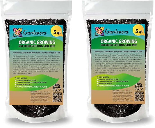 Organic Plant Medium - Cultivate Healthy and Lush Plants with This Blend - 10 QUARTS