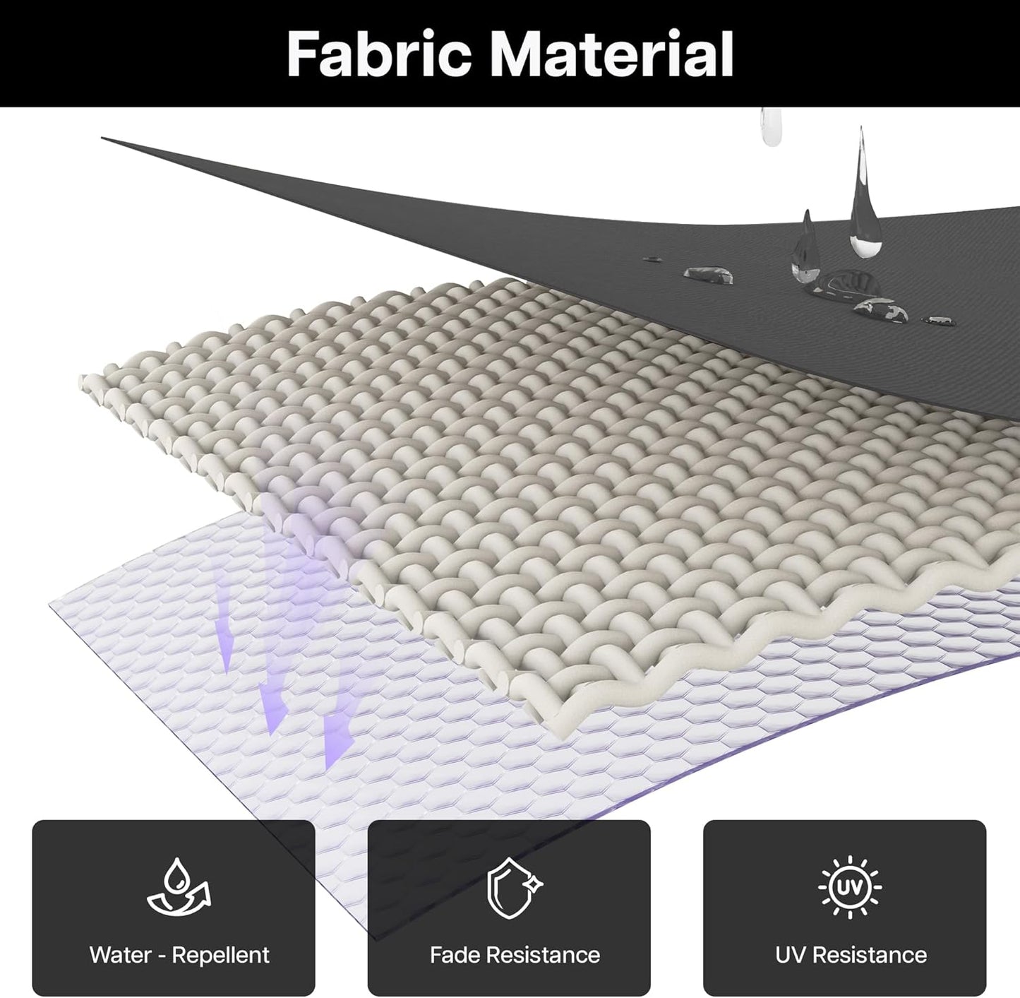 Patio Umbrella, 11FT Outdoor Cantilever Umbrella with 360-degree Rotation for Garden, Deck, Backyard, Pool and Beach, Grey