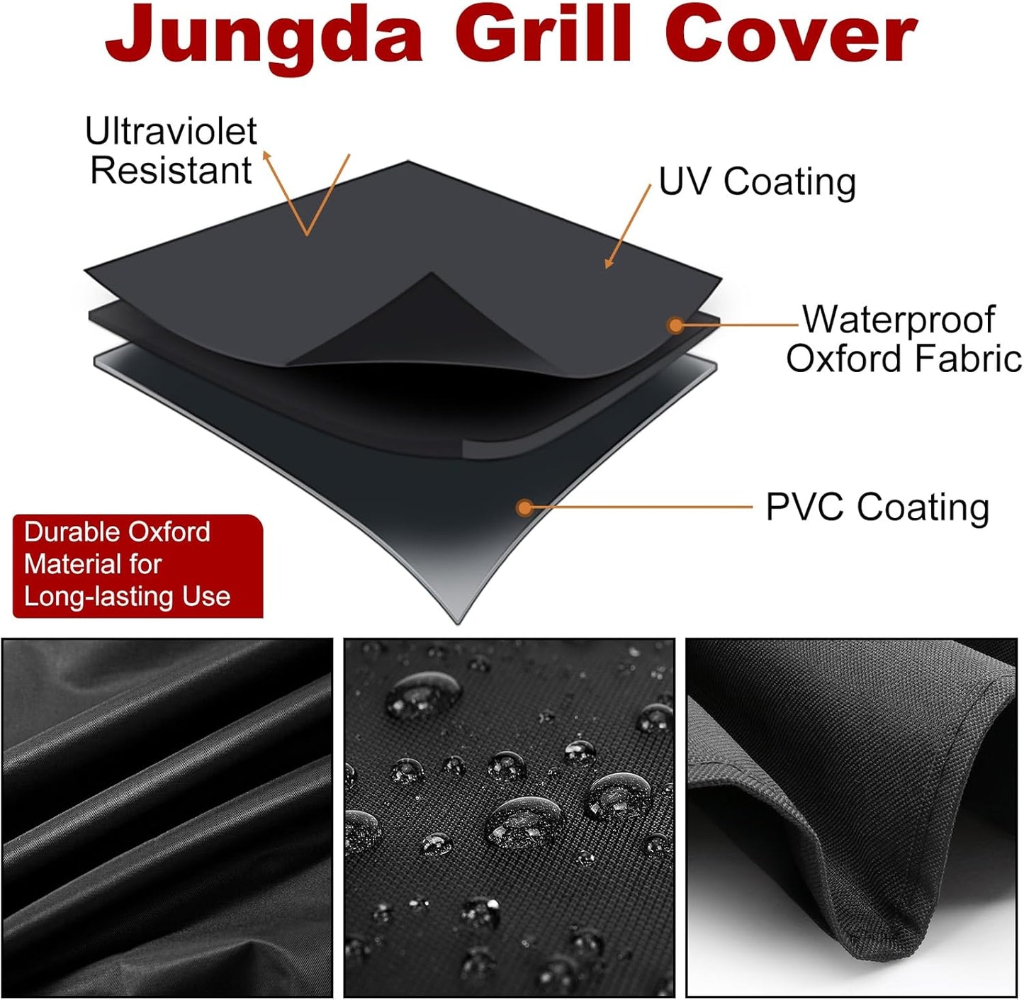 Grill Cover for Royal Gourmet GB8001B GB8003 8-Burner Gas Grill,Outdoor Griddle Cover