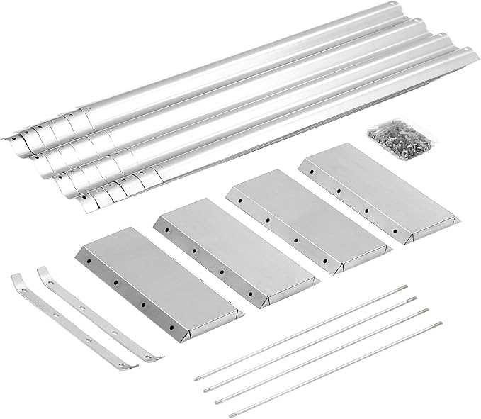 Land Guard 6×3×1ft Galvanized Metal Raised Garden Bed, Metal Planter Kit Box Outdoor for Deep-Rooted Vegetables, Flowers, Green and Herbs……