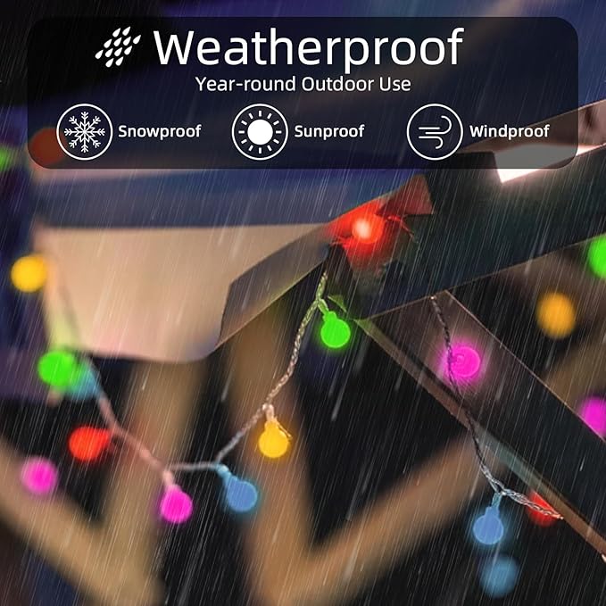 120 LED String Lights 40ft, 9 Lighting Modes Plug in Fairy String Lights for Bedroom Classroom Patio Garden Wedding Party Christmas Outdoor Indoor Decorations (Warm White to Multicolor)