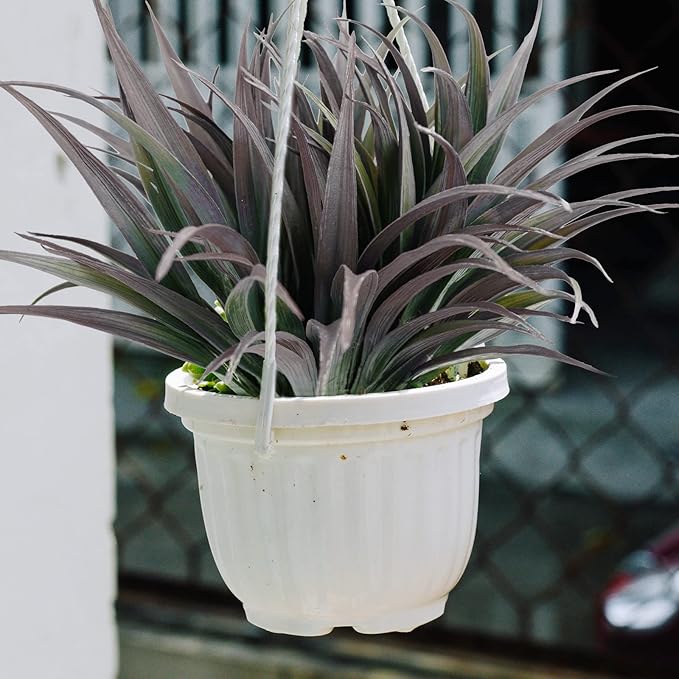 16Pcs Artificial Grass Fake Plants 17.3in Outdoor Plants UV Resistant Faux Greenery Stems Fake Grass for Home Window Garden Office Patio Pathway Front Porch Décor Green & Black