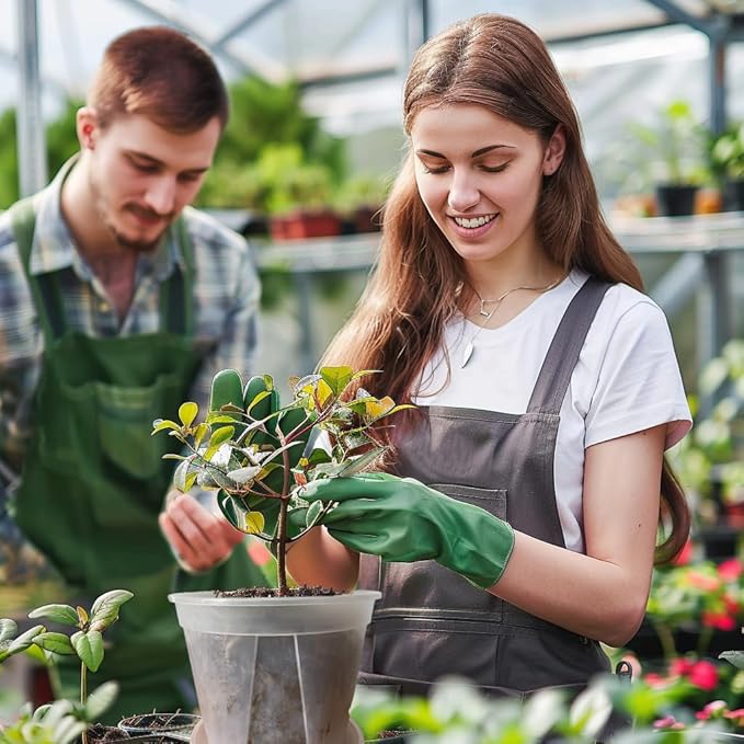 Large Clear pots for Plants,8 Sets 5/6/7/8 inch Thick Plastic Nursery pots for Plants with Drainage Holes for Monstera Plant Live,Succulents etc - Indoor and Outdoor use