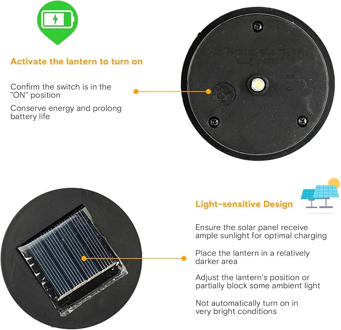 MAGGIFT 2 Pack Hanging Solar Lights for Outside,Solar Lanterns Outdoor Waterproof,Retro Hanging Lantern with Handle for Yard, Garden Decor, Gardening Gifts, Mom Birthday Gift, Beige White