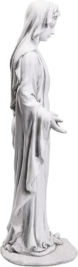 TOETOL Virgin Mary 29.9 Inch Outdoor Statue Religious Blessed Mother Garden Decor Statues Catholic Mother Mary Yard Patio Deck Home Entryway Hallway Sculpture