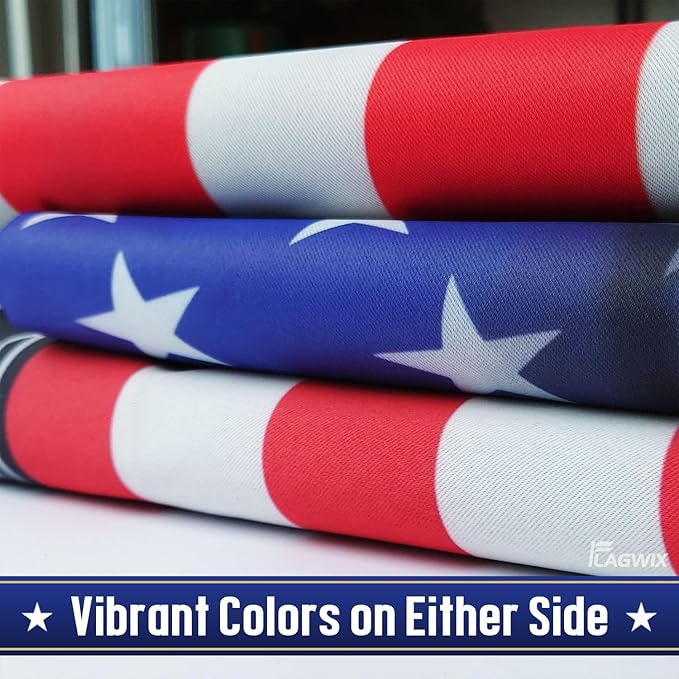 FLAGWIX Barbershop Flag, Barber American Flag - 4th of July Decorations for Home, Inside, Outside, House Flag (29.5" X 39.5") - USA House Garden Flags Premium Polyester, Decorative Outdoor Flags