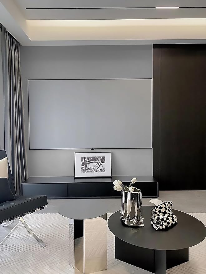 Dimoon 236''x17.7'' Grey Peel and Stick Wallpaper Contact Paper Modern Self Adhesive Wall Paper Removable Renter Friendly Textured Solid Color Shelf Cabinet Vinyl Roll (236''x17.7'',Grey)