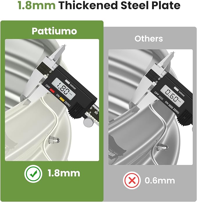 Oval 8x4x1 FT Galvanized Raised Garden Bed Kit, 3 in 1 Large Metal Garden Bed Raised Planter Box, 12” Raised Beds for Gardening Vegetables Flower Herb(Pearl White)