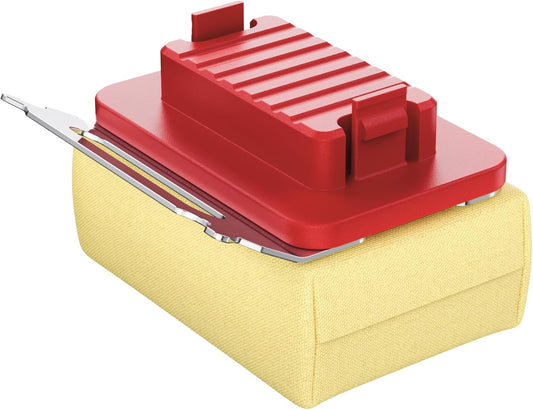 Grill Brush Bristle-Free Steam Replaceable Cleaning Head [No Handle] Heat-Resistant Kevlar Head with Grill Scraper, Safe Barbecue Grill Cleaning Head for All Grill Types