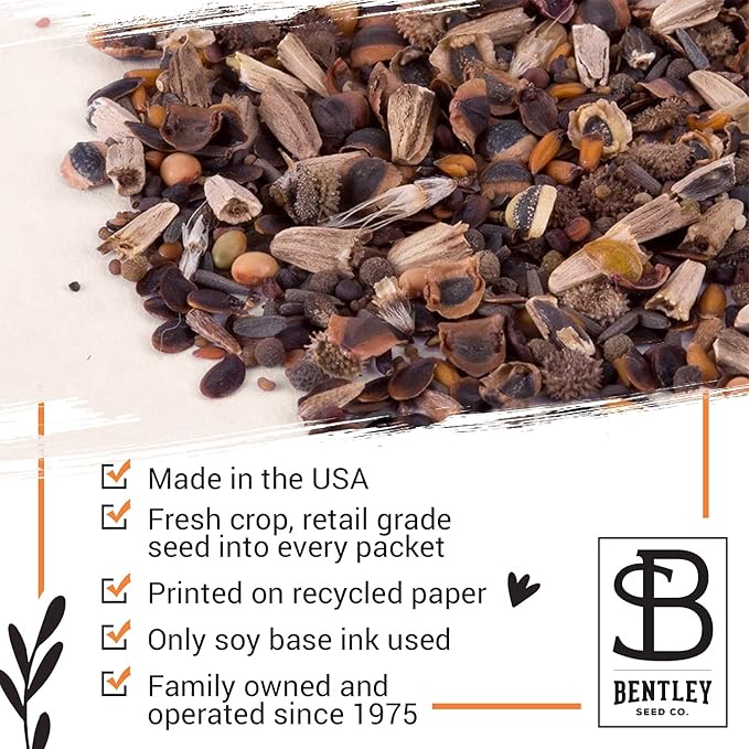 BENTLEY SEED CO. Oh Baby Flower Seeds Packets - Girl/Boy Baby Shower Favors - Pre-Filled, 25 Wildflower Seed Packs for Favor - Eco-Friendly Gift & Babys Guest Giveaways - Non-GMO Seeds - Pink Envelop