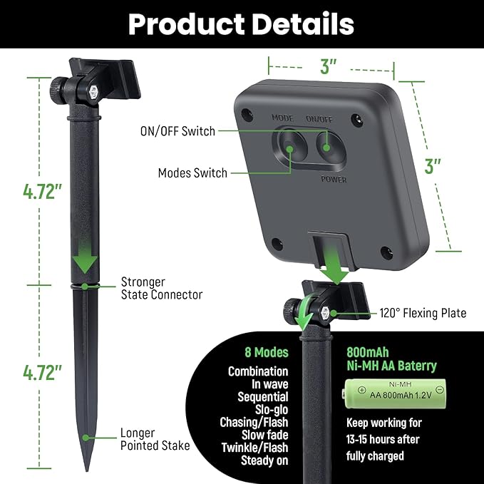 Dailyart Solar String Lights Outdoor, 82ft Cool White Solar String Lights 200 Led Solar Fairy Lights for Outside Waterproof 8 Lighting Mode Solar Lights for Outside,Garden,Courtyards,Trees