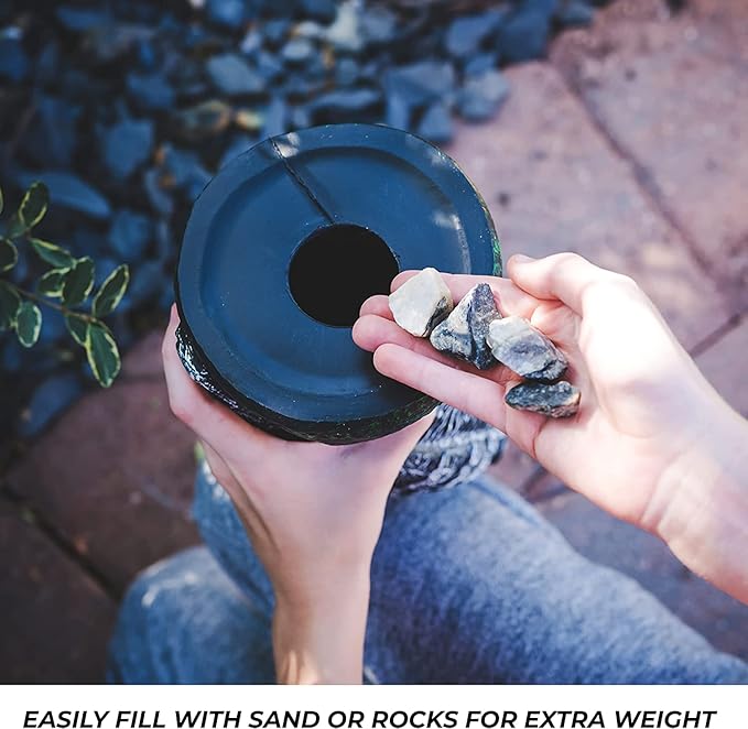 Galashield Owl Decoy | Plastic Owls to Scare Birds Away | Owl Statue for Garden & Outdoors - Pack of 3