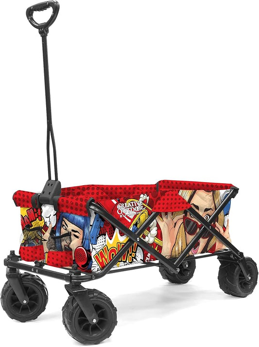 Creative Outdoor Original Folding Wagon All-Terrain Wheels